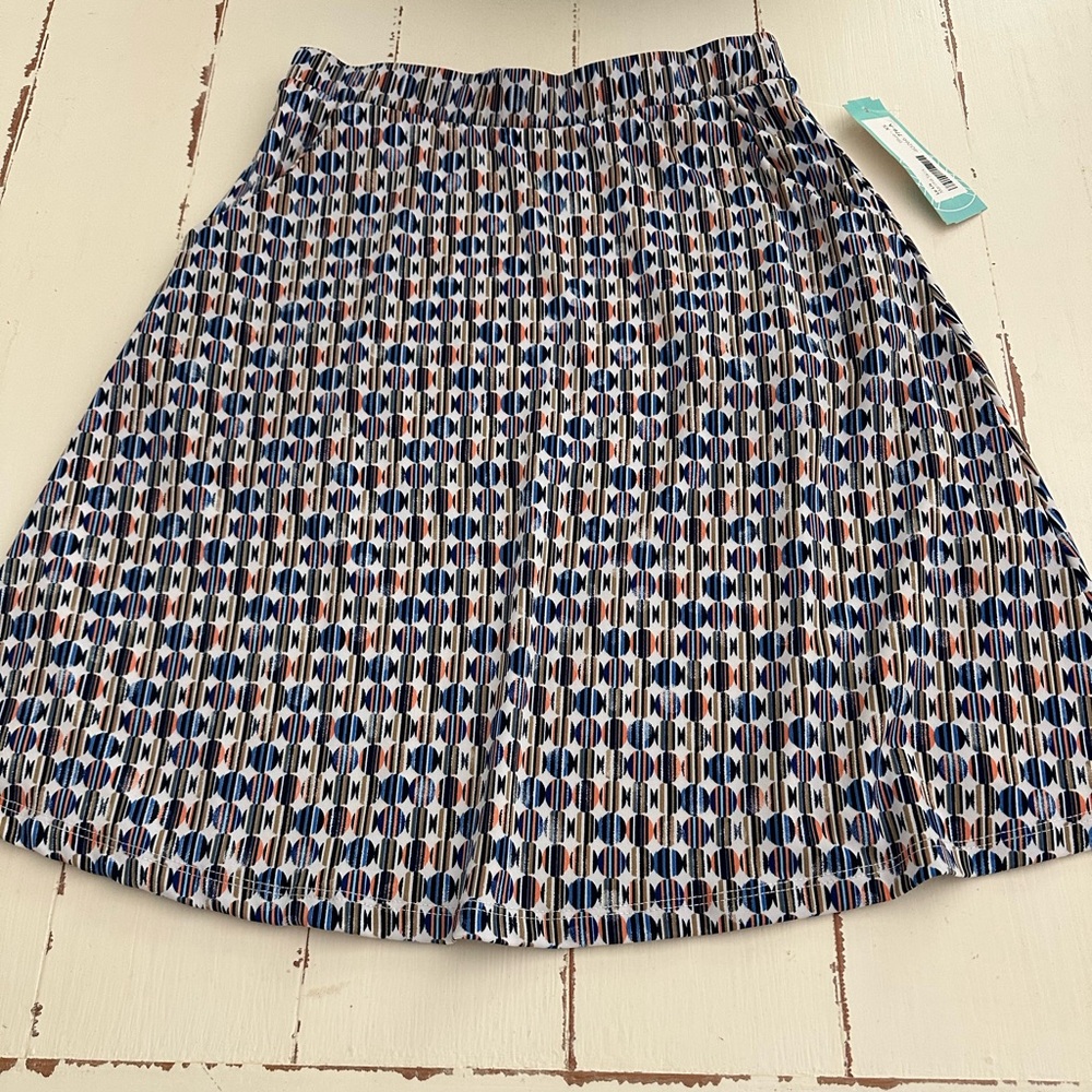 Le Lis Blue and White Skirt